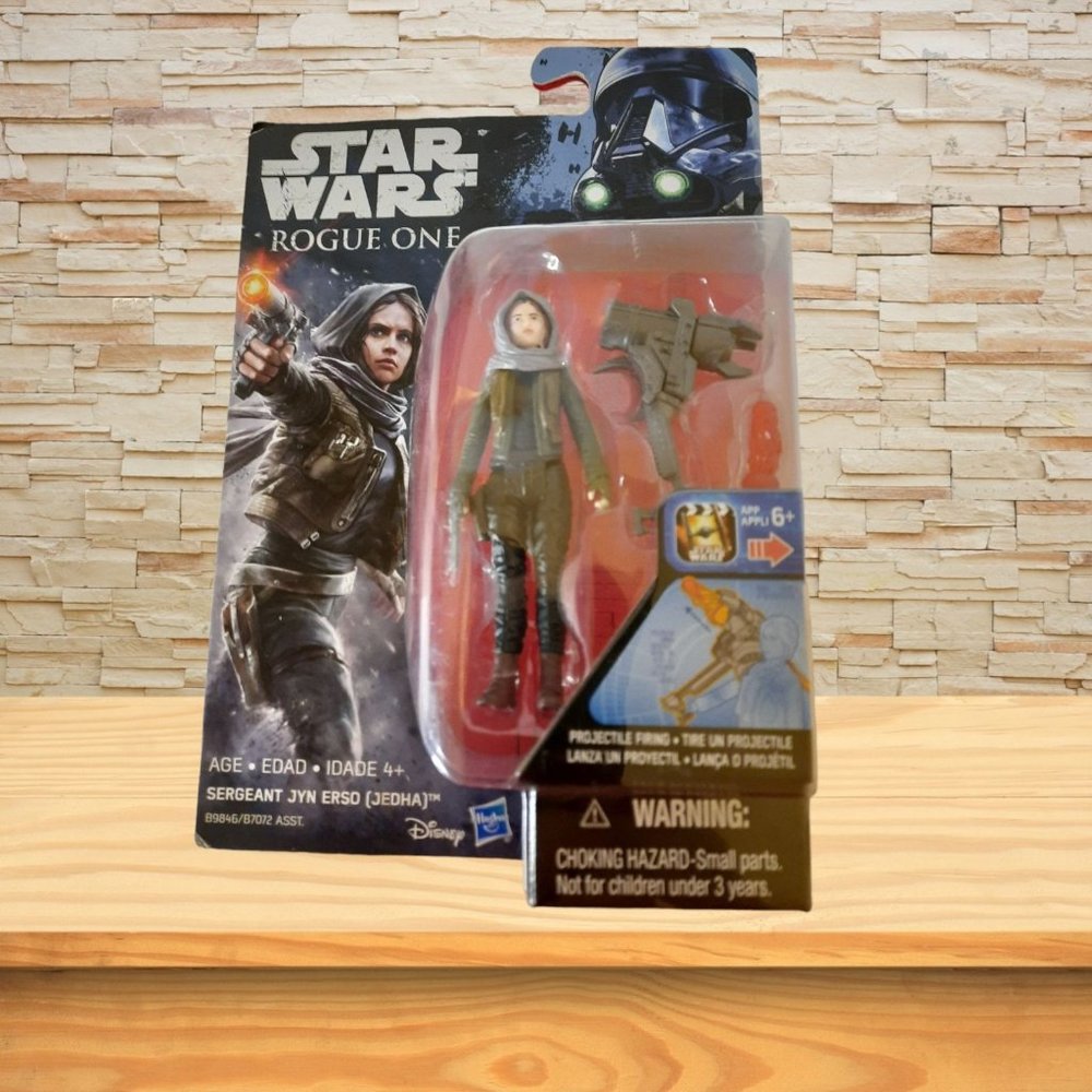 New Star Wars Rogue One Sergeant Jyn Erso (Jedha) Disney / Hasbro Action Figure